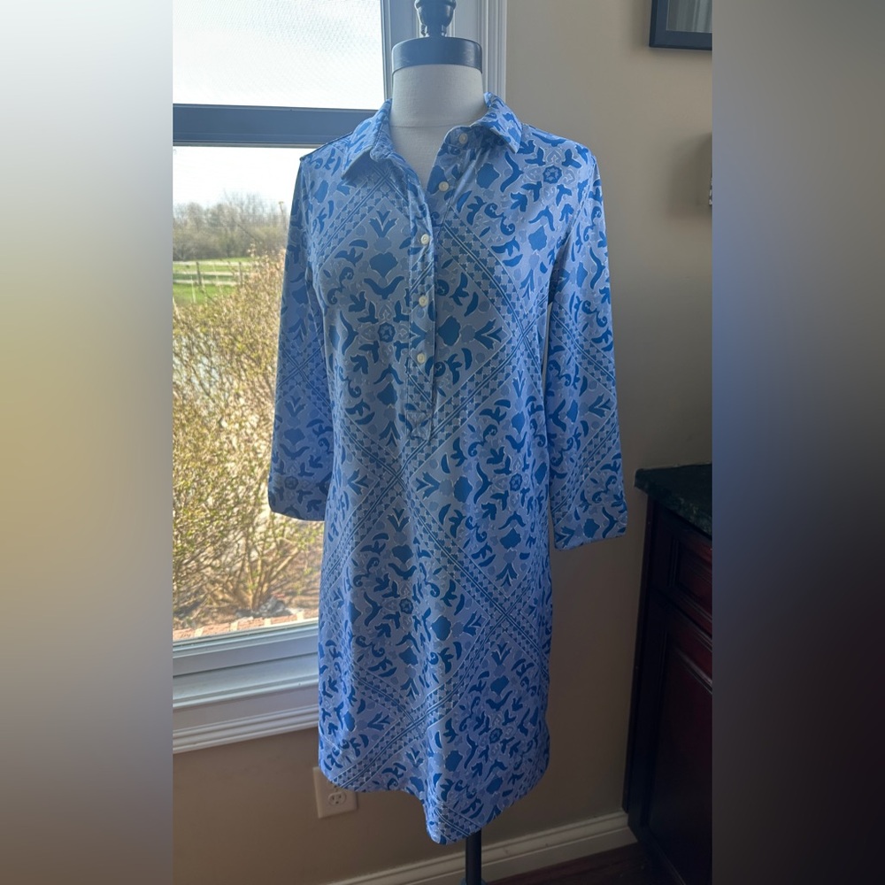 Vineyard Vines Printed Sankatyβ Margo Dress, Calm Water, Size XS